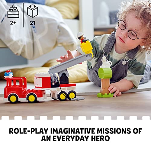 LEGO DUPLO Fire Truck Building Toy Set (21 Pieces) Z584