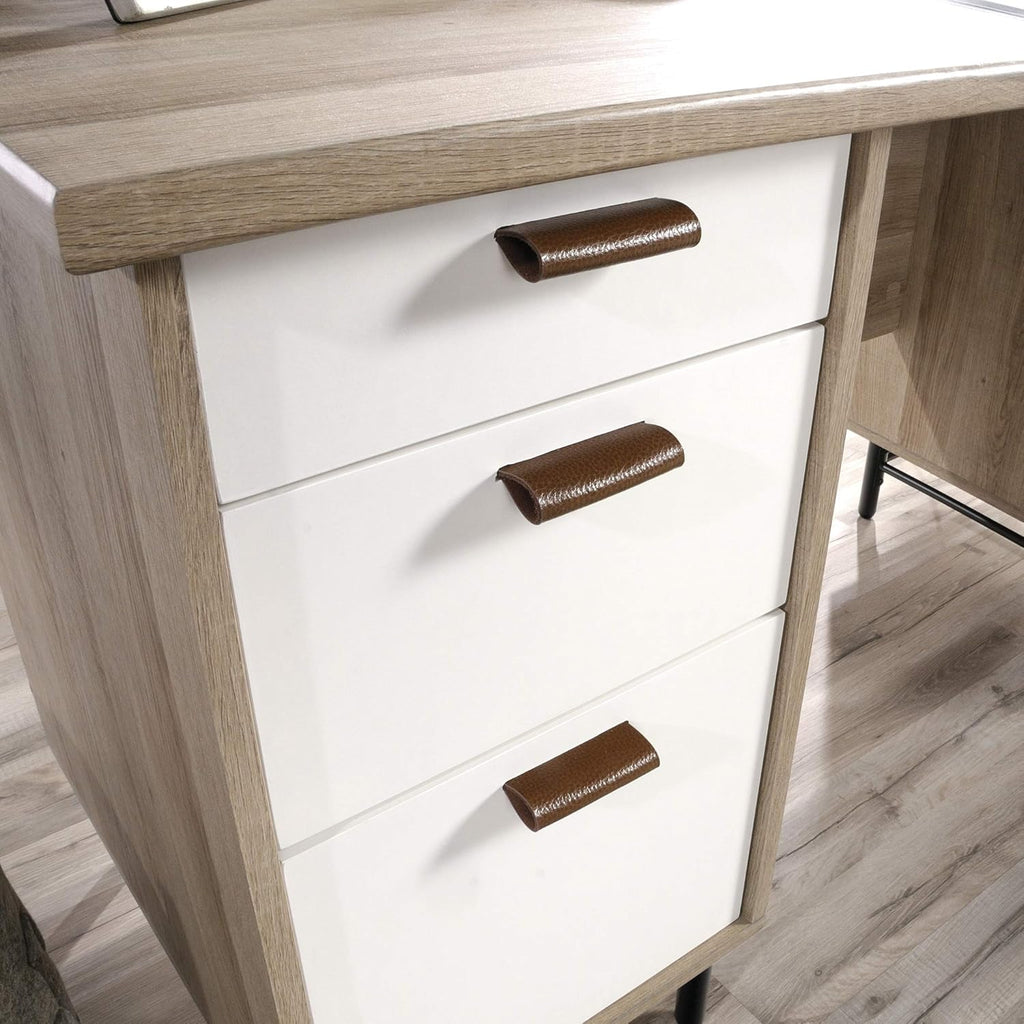 Executive Desk, Sky Oak Finish E69570