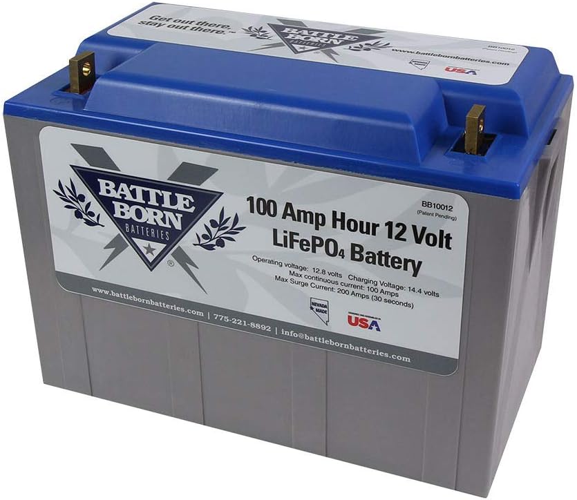 100Ah 12v LiFePO4 Deep Cycle Battery with Built-In BMS J8788