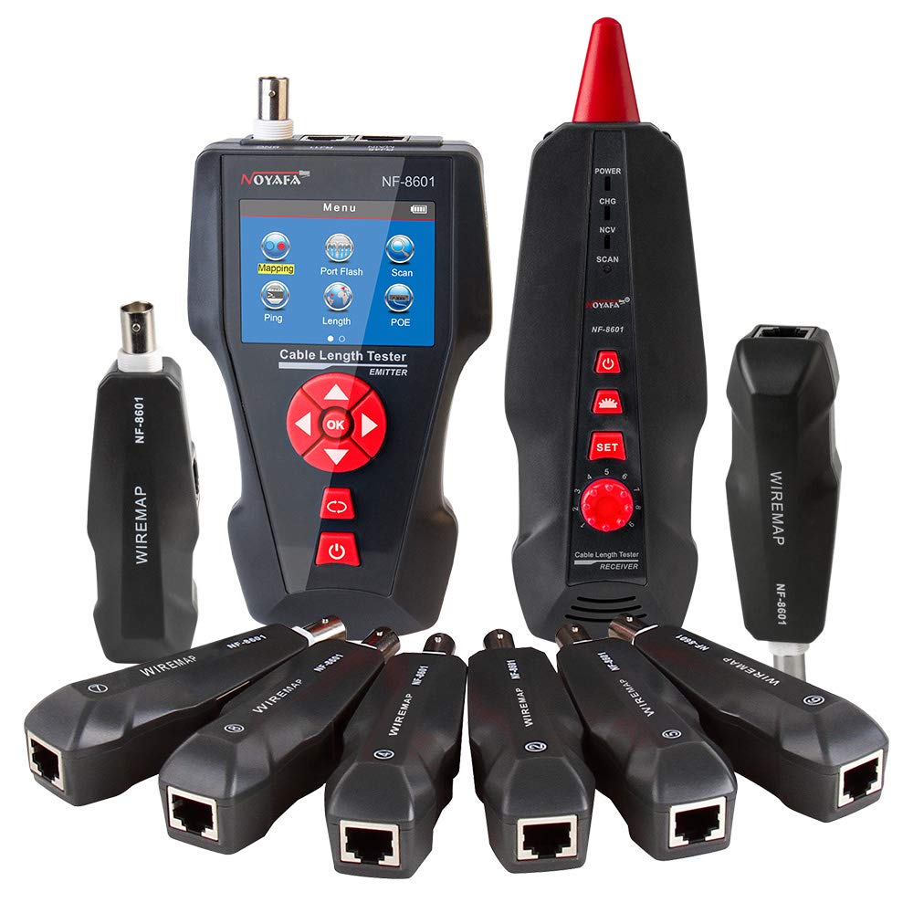 Network Cable Tester RJ11 RJ45 BNC Ethernet LAN Cable Tester H605