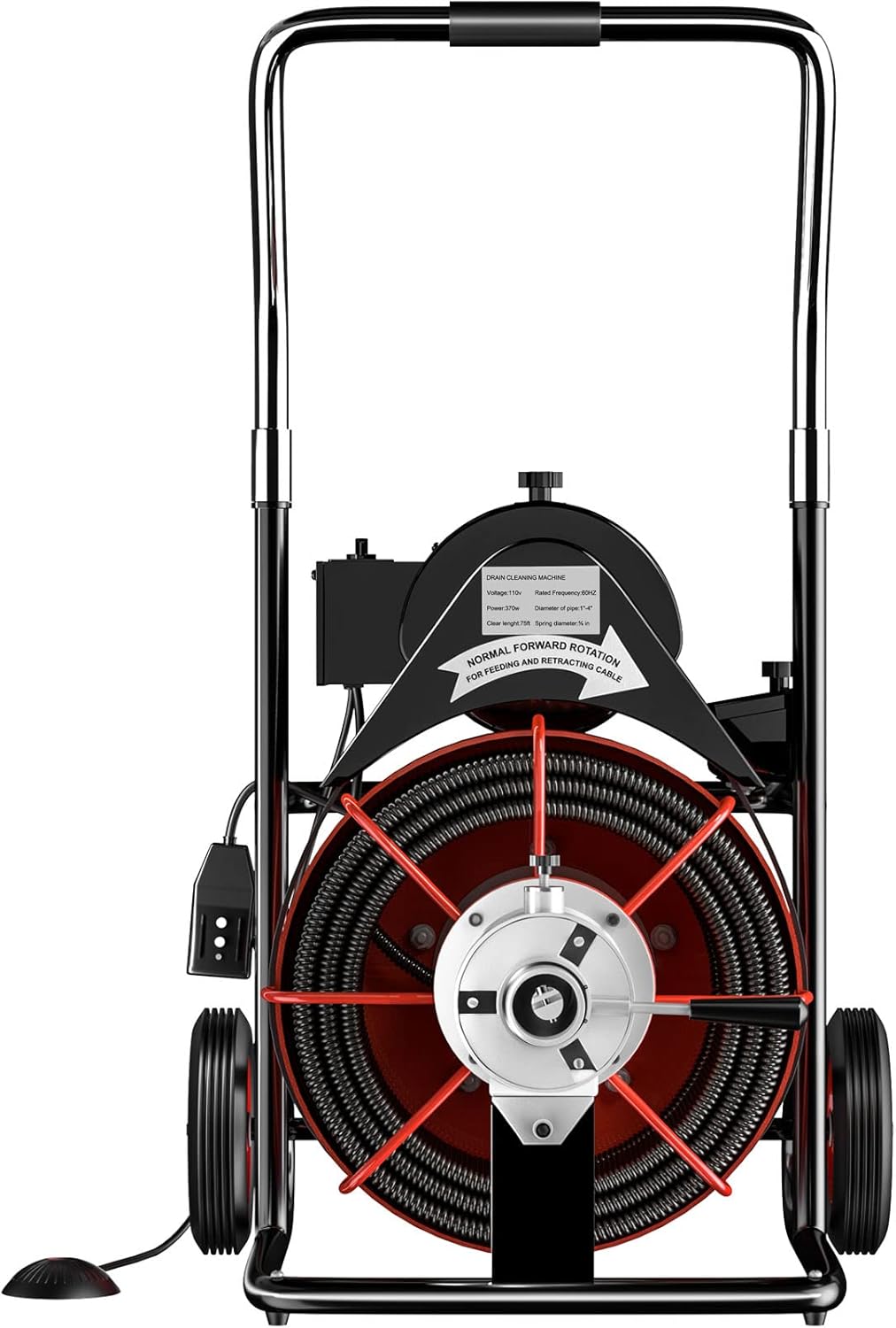 75 Ft x 3/8 Inch Open Drain Cleaning Machine X339