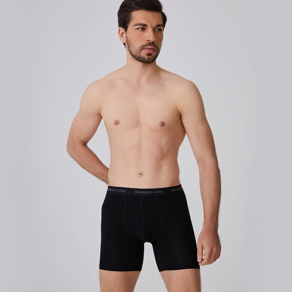 Bamboo Viscose Boxer Briefs (4 Pack) B87756
