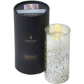 Silver Mercury Glass LED Candle 18cm B973