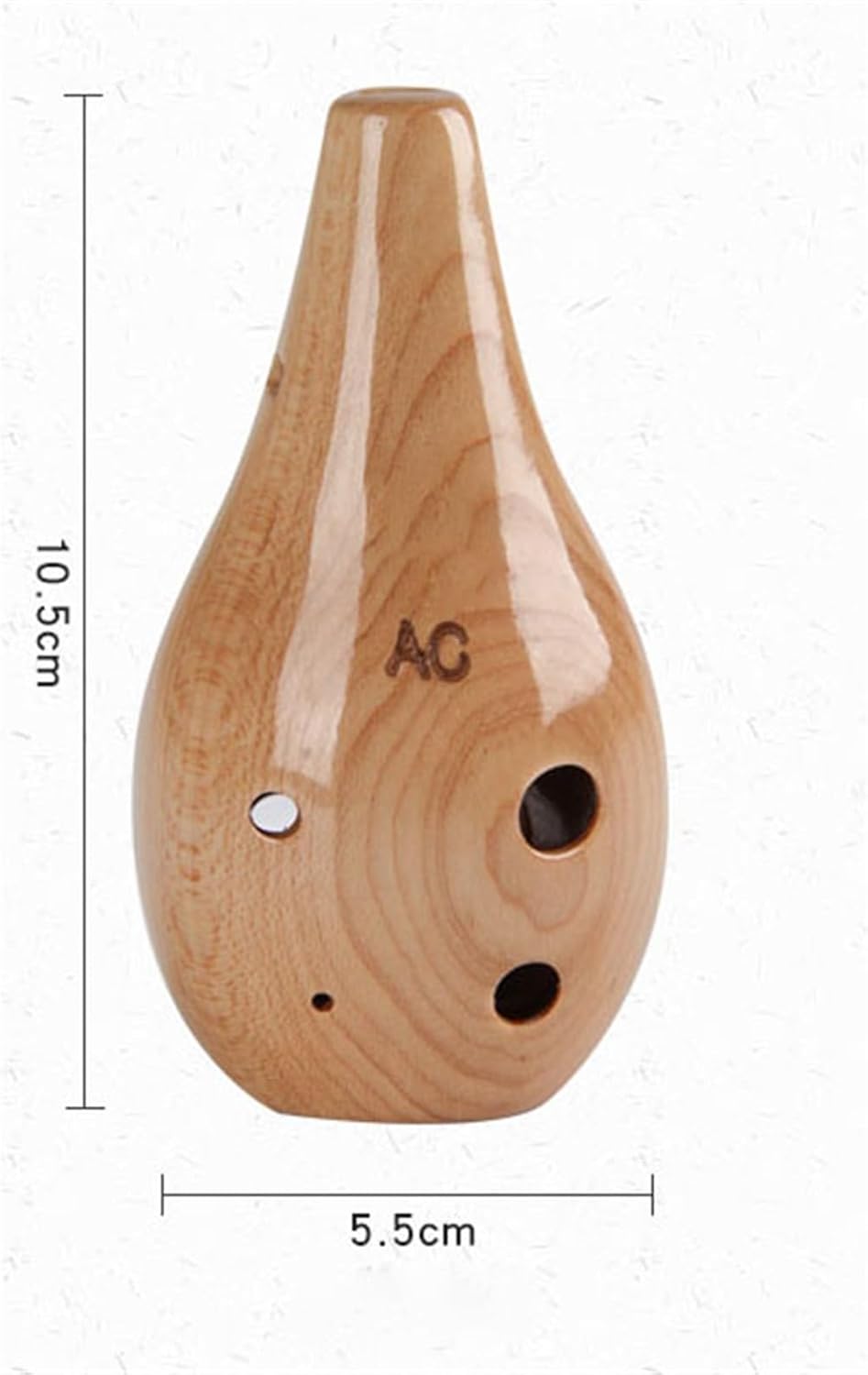 Solid Wood 6-hole Alto Ocarina F7429