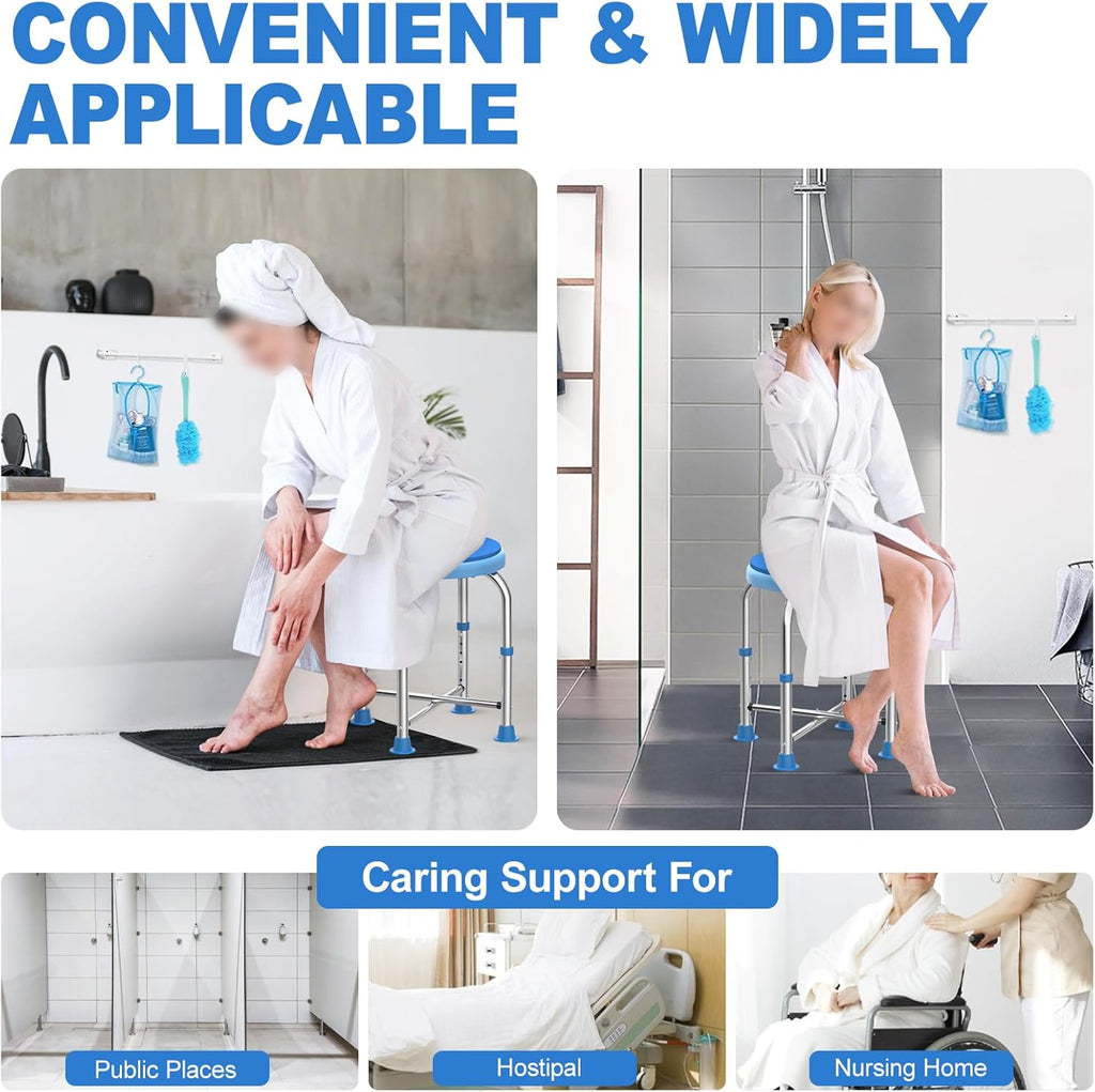 400LB Stainless Steel Round Shower Chair V50735