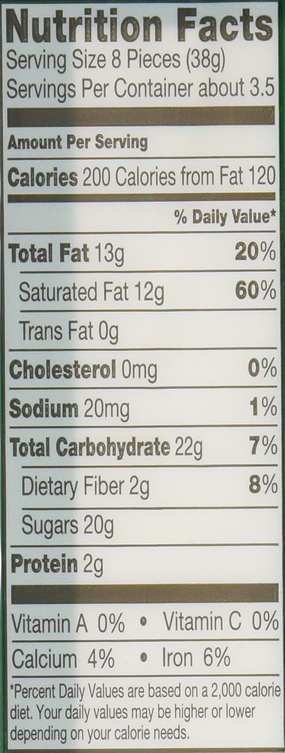 Rectangular Chocolate Sandwich Mint Candies, 4.67 Oz, 28 Count T55688