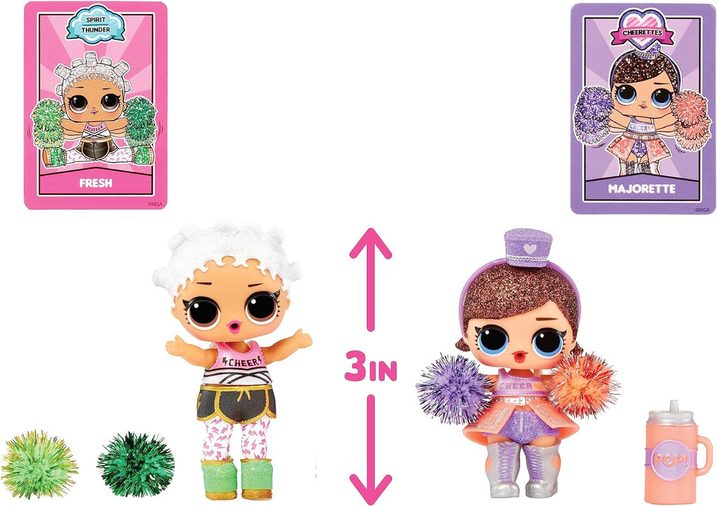 Cheerleading Doll with Mix and Match Outfits Shoes Accessories S309857