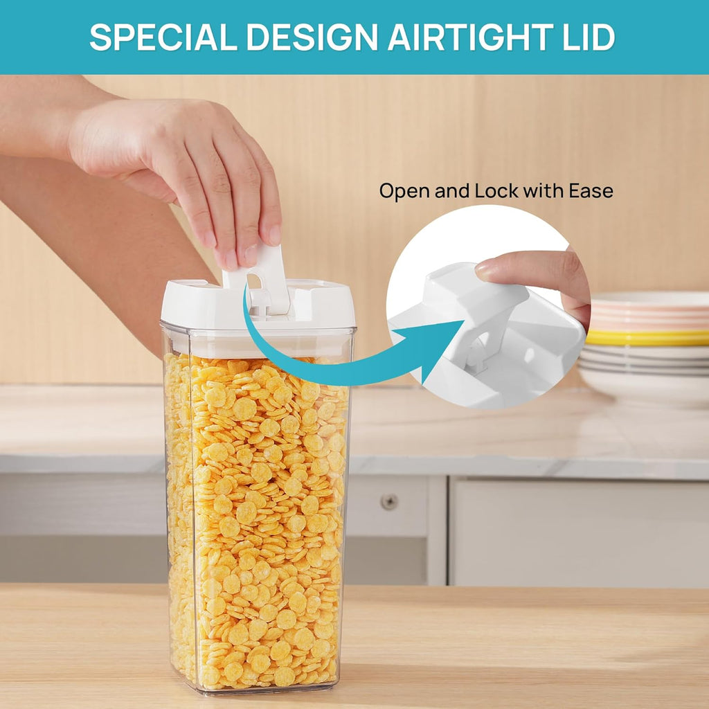 14 PCS Airtight Food Storage Containers Set with Easy Lock Lids T151714