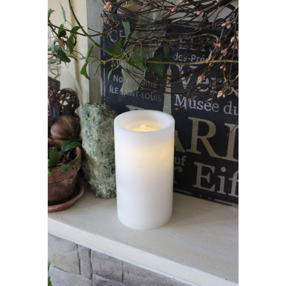 Ivory Flameless Candle Fountain L212