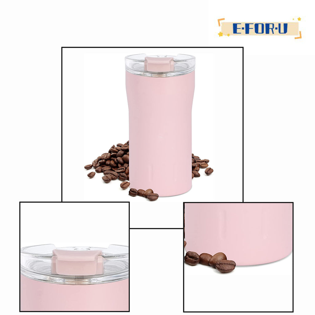 12 oz Insulated Stainless Steel Coffee Mug with Flip Lid R6120