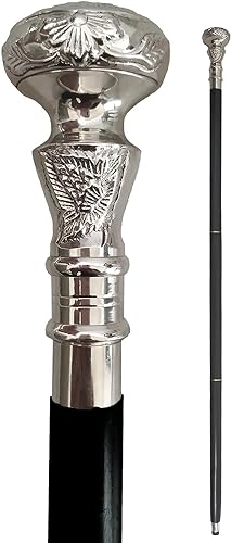 Brass Wooden Walking Cane D313112