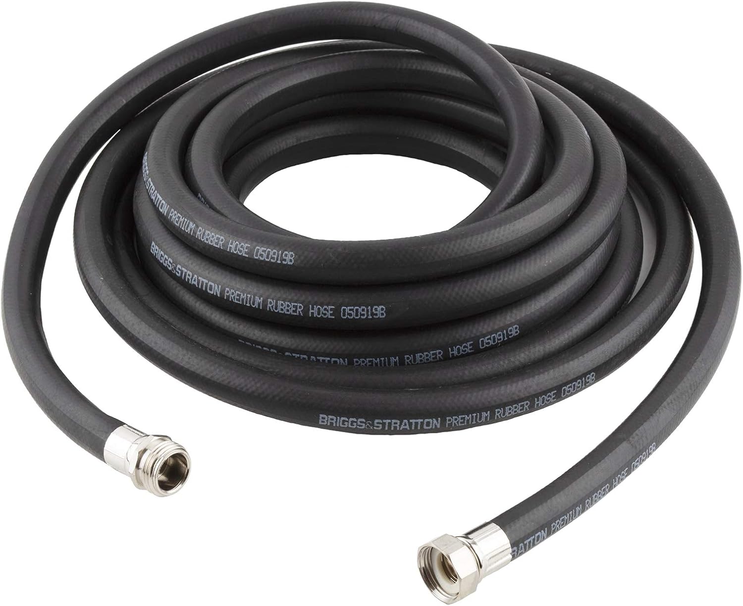 75-Foot Heavy-Duty Rubber Garden Hose Pack of 2 K91584