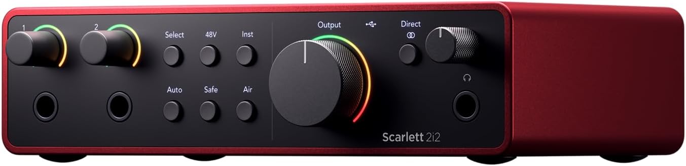 USB Audio Interface with CR3-X Multimedia Monitors and 24 Pack Acoustic Wedge Panels B380