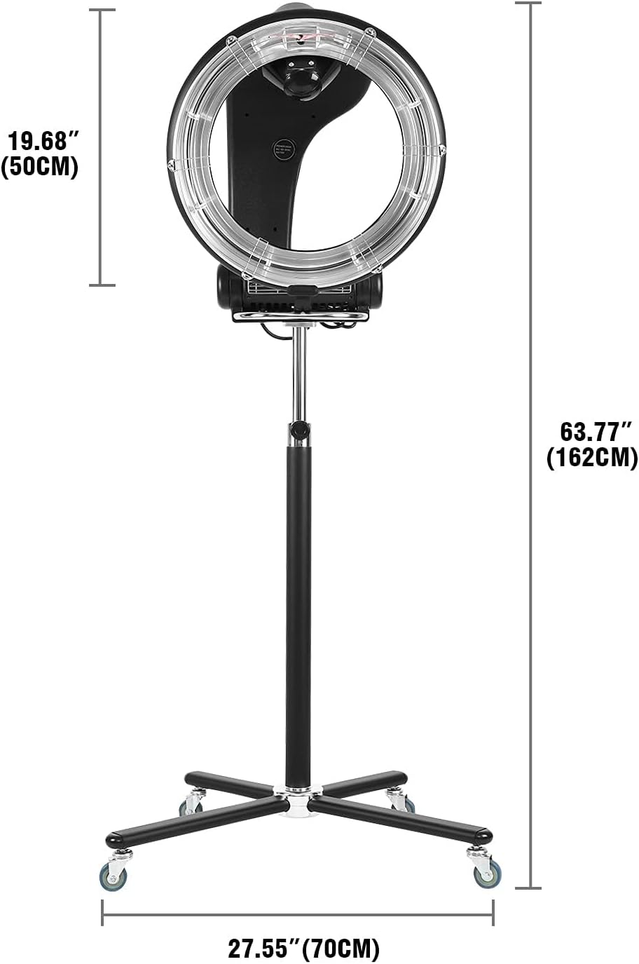 110V 950W Timer Adjustable Height 134-173cm Hair Dryer Q434