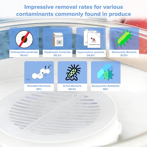 Fruit and Vegetable Cleaner, Pack of 2, 3.94 x 1.97 in X905000