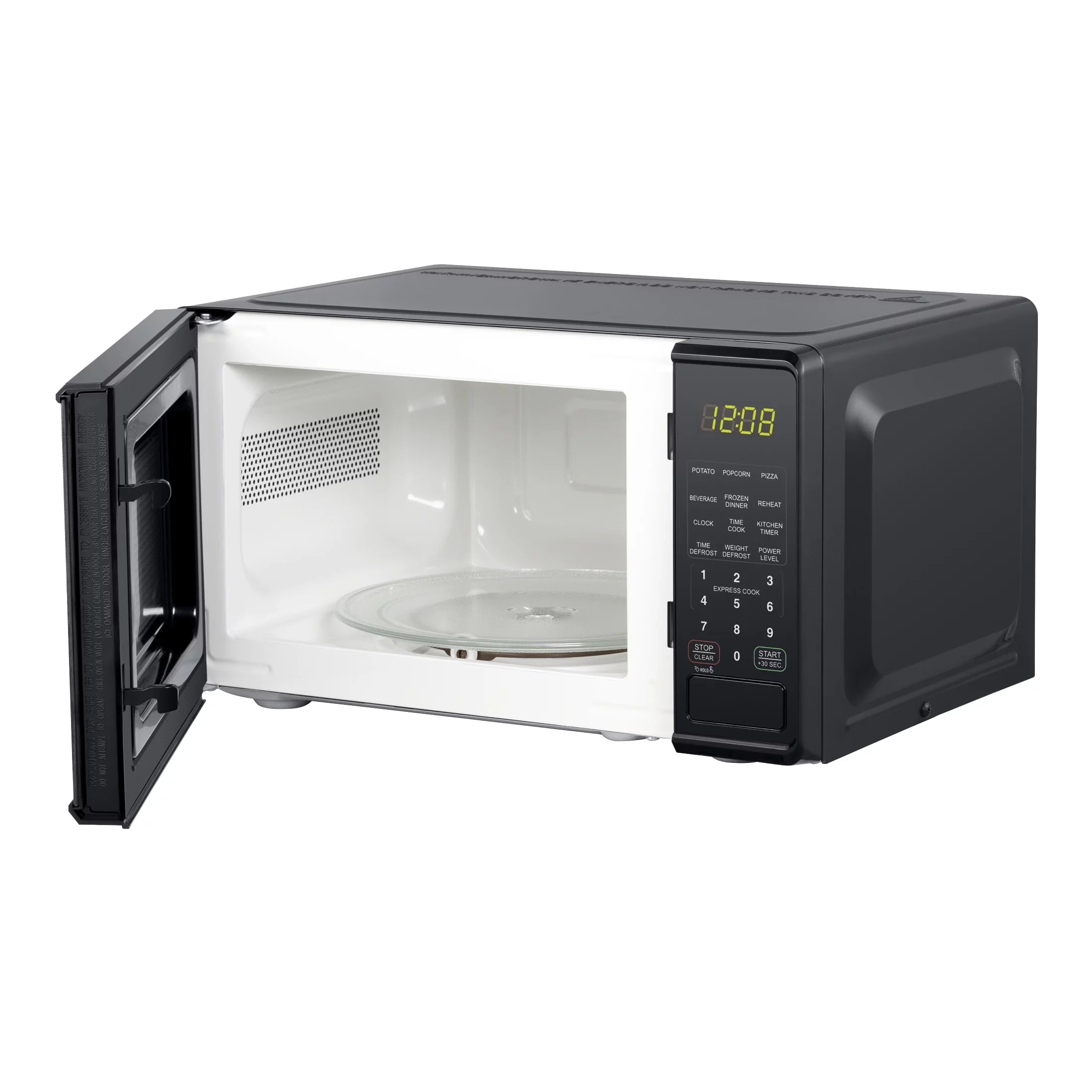0.7 Cu ft 700 Watts Black Countertop Microwave Oven B2478
