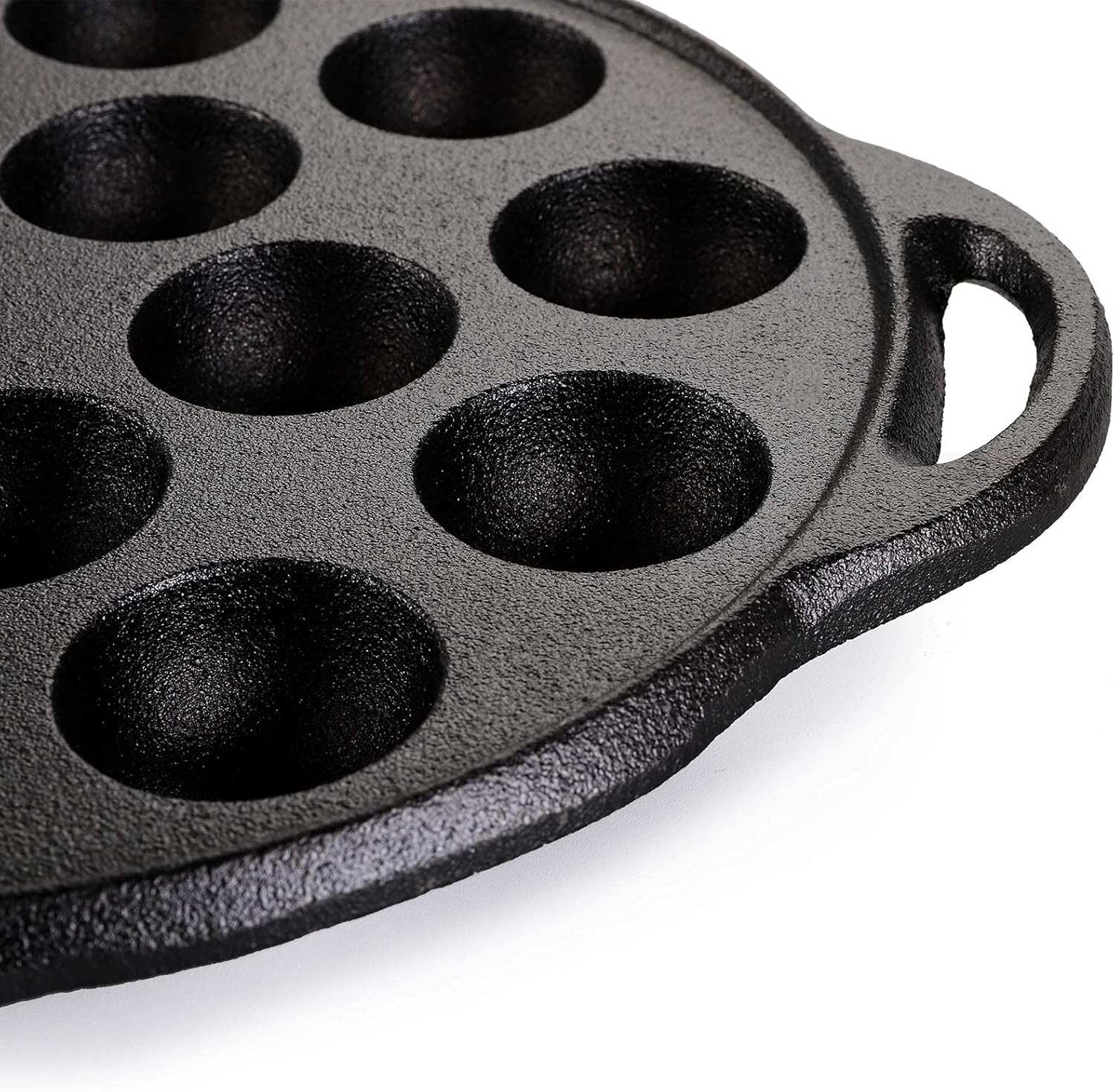 Non-Stick Cast Iron Aebleskiver Pan, 1.5" diameter Z38642