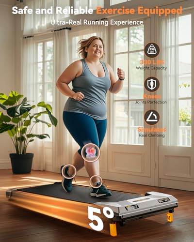 Compact Under Desk Treadmill with Remote Control R385