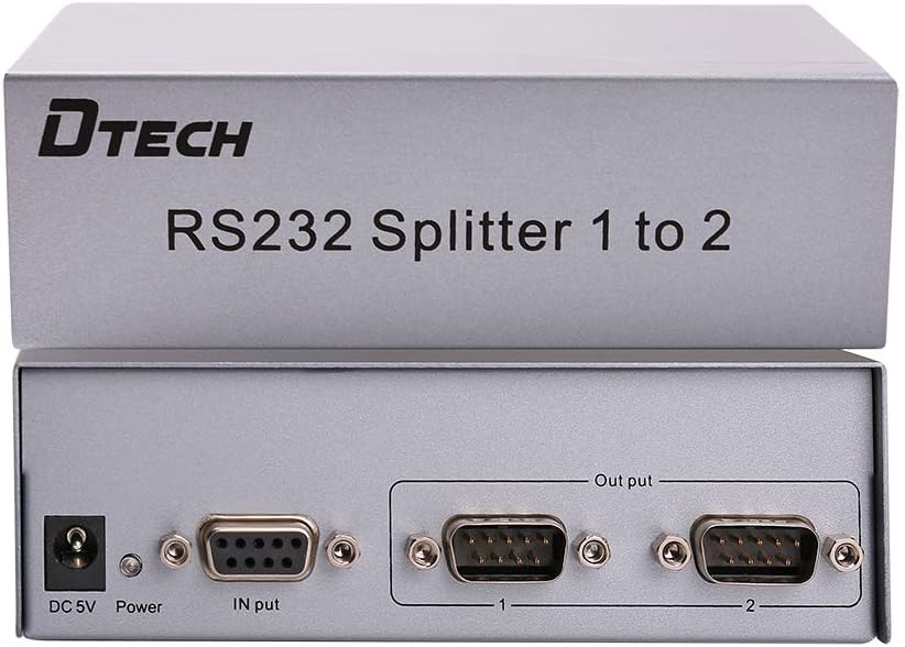 8 Port RS232 Serial Splitter Switch Box with Power Adapter X97207