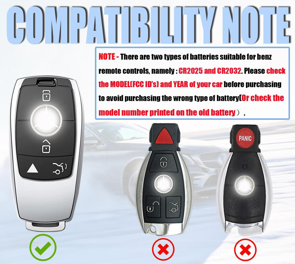 (2 Pack) CR2032 Remote Key Fob Battery U593393