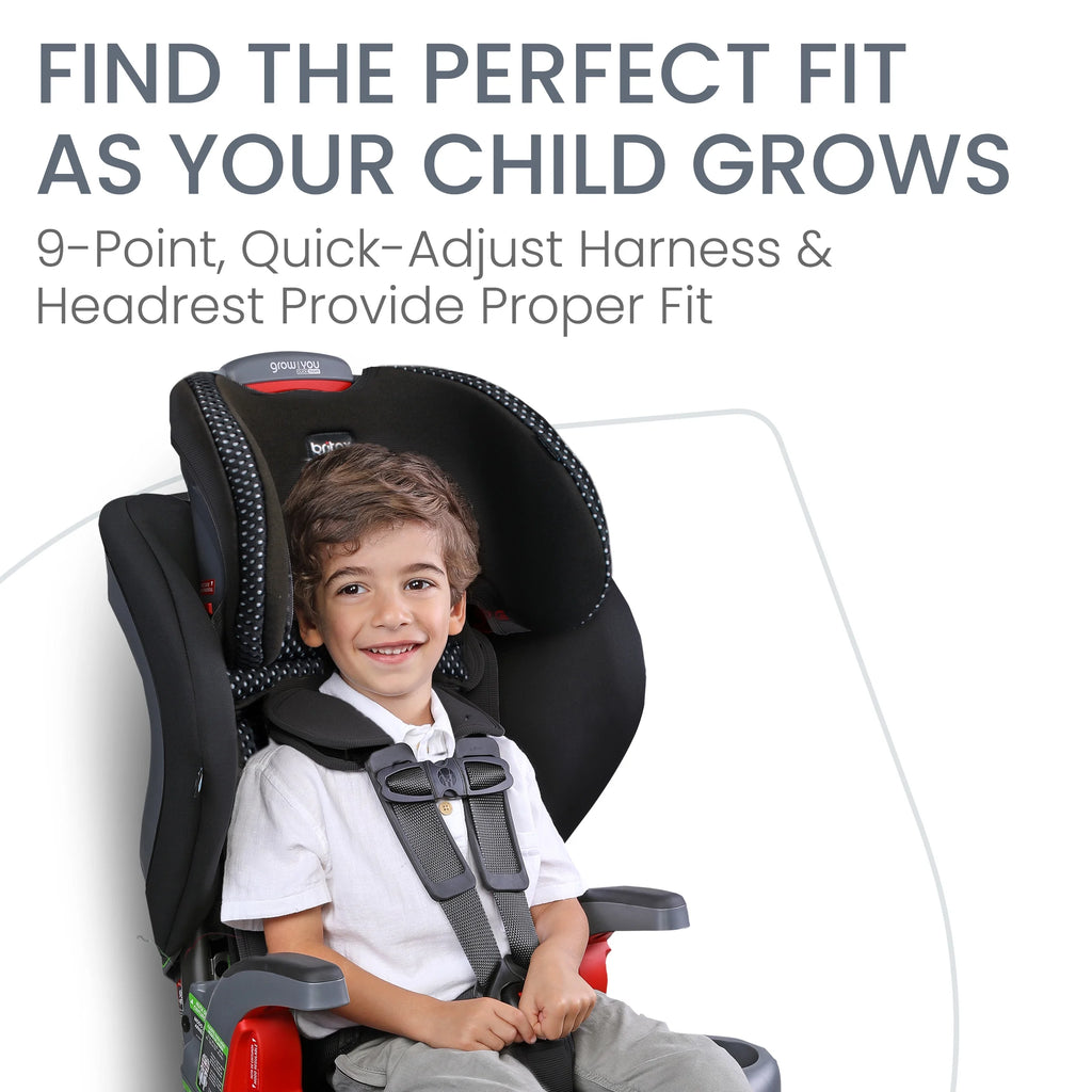 Cool Flow Grey 2-in-1 High Back Booster Car Seat O630121