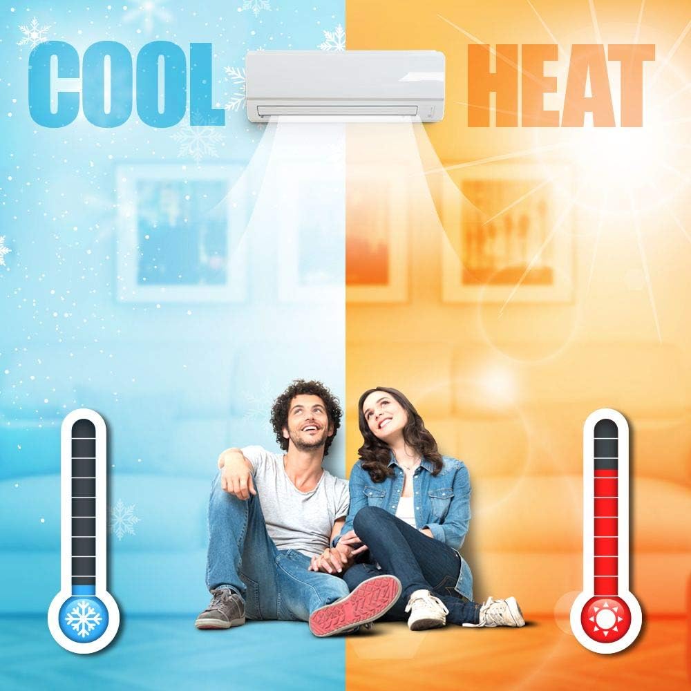 42,000 BTU Dual-Zone Wall Mount Mini Split Air Conditioner Heat Pump 208/230V SEER 21 Y136642