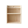 Double-Layer Wood Desktop Storage Rack O74812