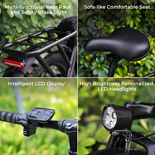 750W Brushless Motor Foldable Electric Bike with 48V 15/20AH Battery B428