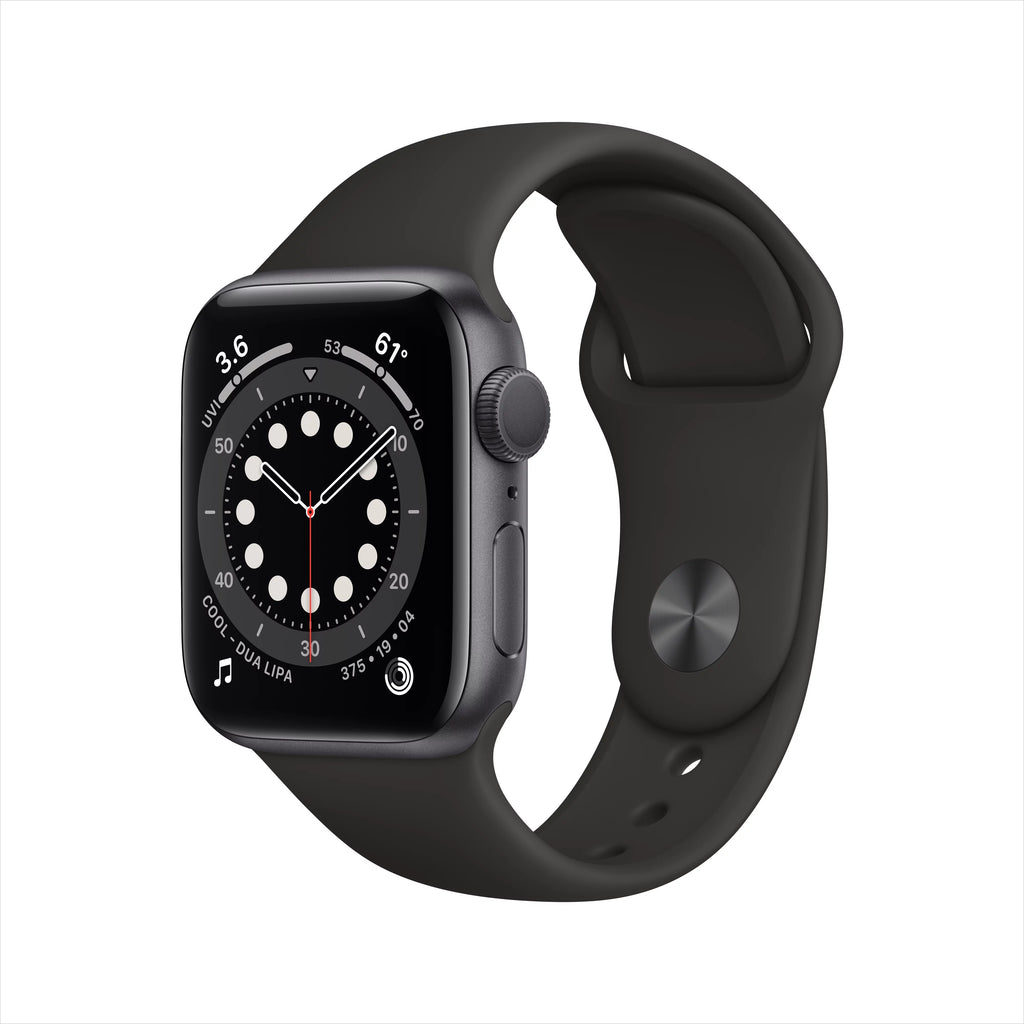Apple Watch Series 6 GPS 40mm Space Gray Aluminum Case with Black Sport Band A82383
