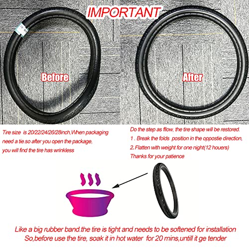 700x23C Solid Tubeless Road Bike Tires O808320