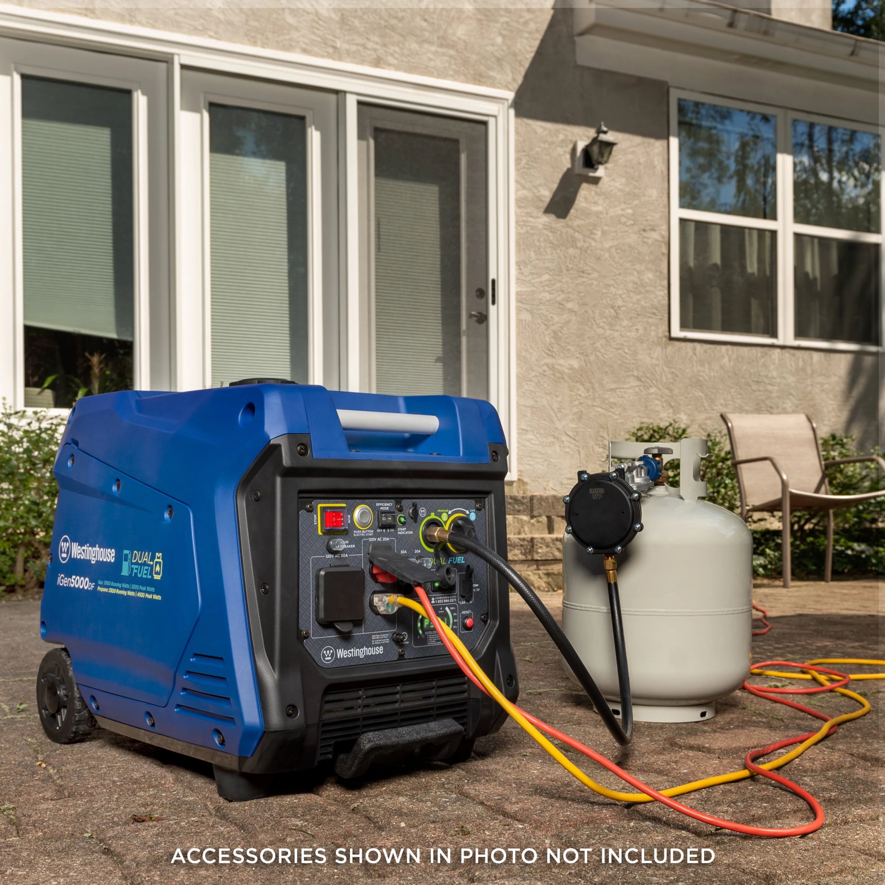 5000 Peak Watt Dual Fuel Portable Inverter Generator K85775