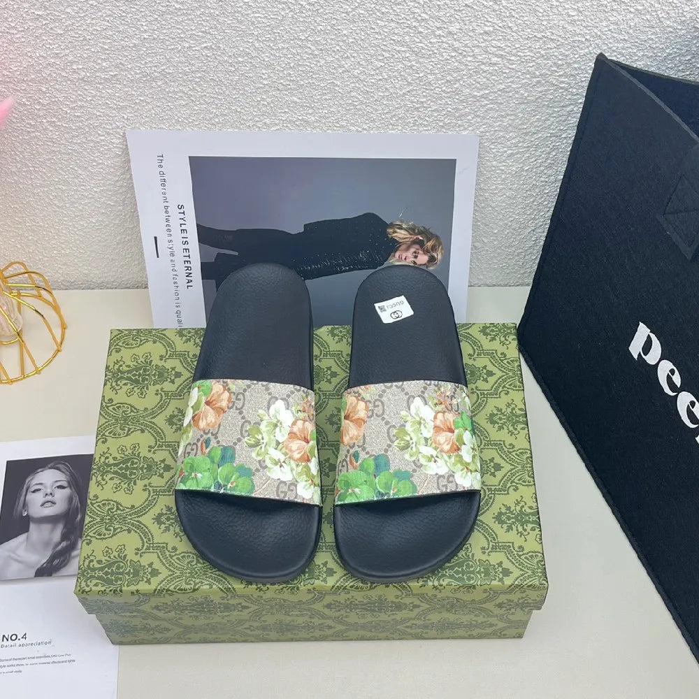 New Casual Print Slippers X4316