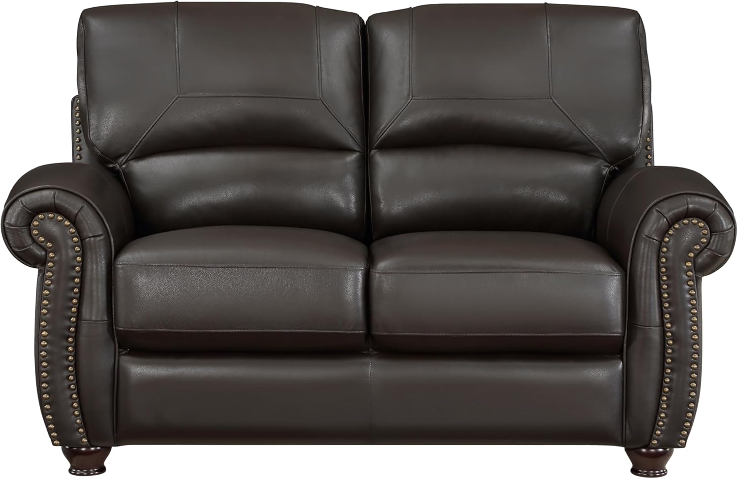 Brown Leather 3pc Sofa Set D61867
