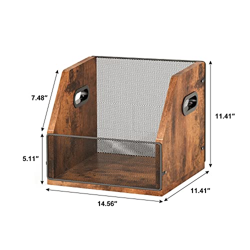 Vinyl Record Storage Box Case Crate S171