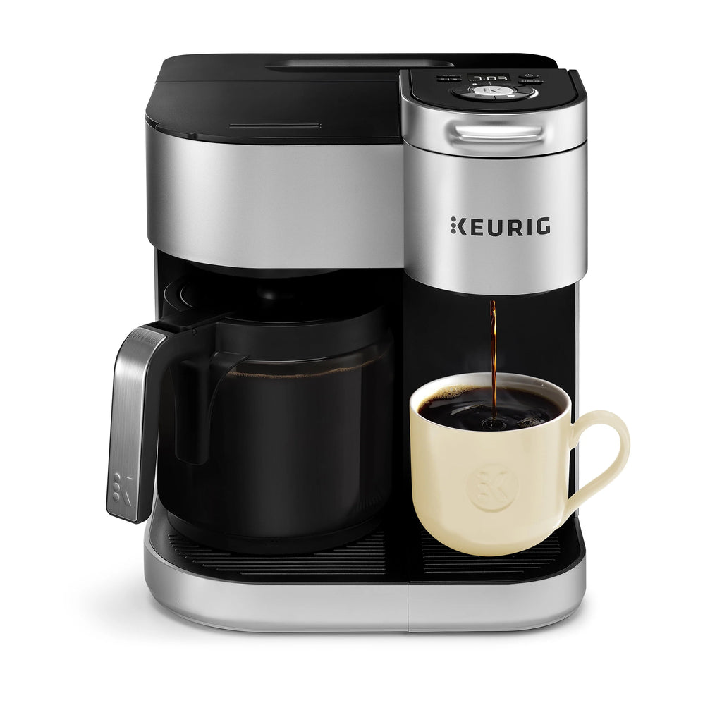Silver Single Serve & Carafe Coffee Maker N978