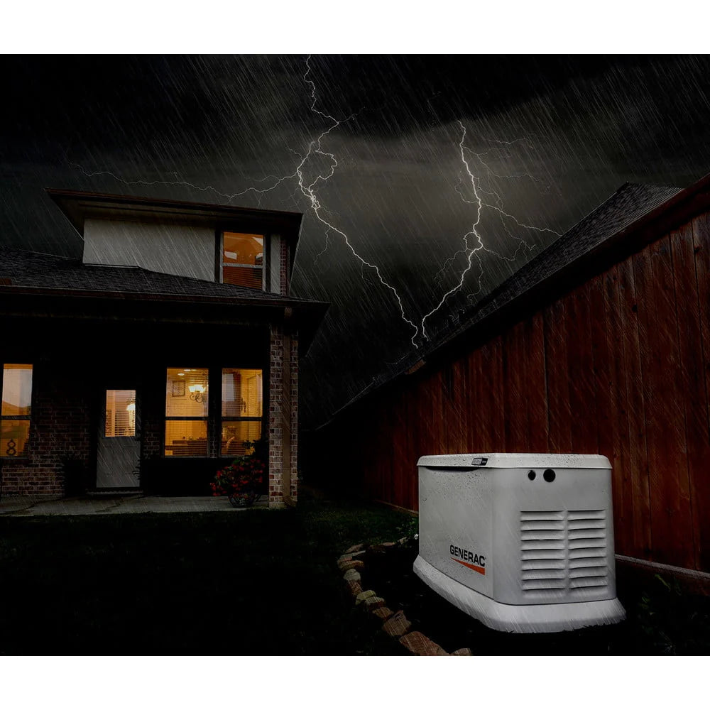 24kW Home Standby Generator with 200amp Transfer Switch O8245