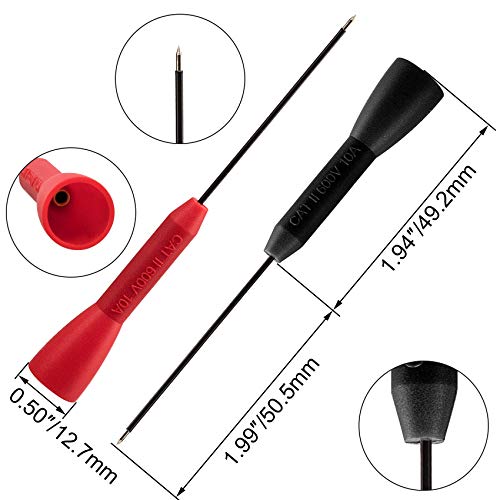 2mm Needle Test Probes, 600V/10A Non-Destructive Multimeter Test V169
