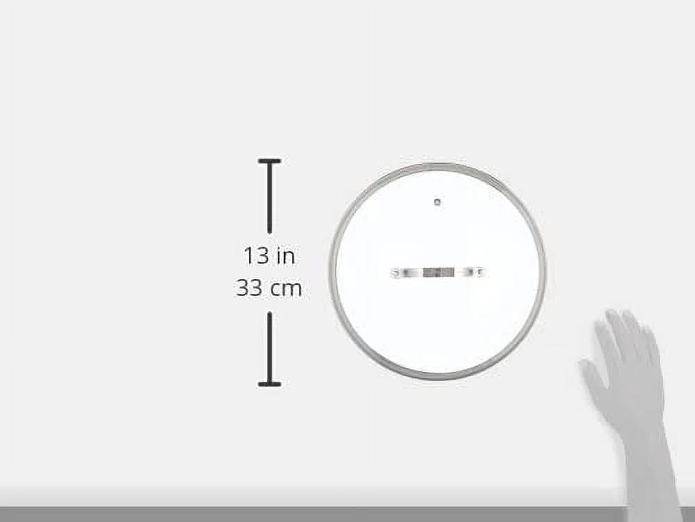 12.5" Square Tempered Glass Frying Pan Lid J211952