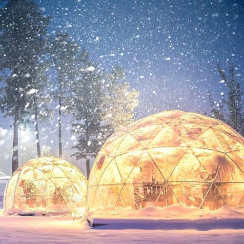 12FT Clear Bubble Tent Outdoor Weather Proof Pod Camping Patio Tent X13558
