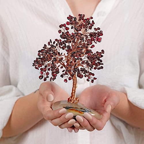 Medium 8” Chakra Crystal Feng Shui Tree Home Décor C589