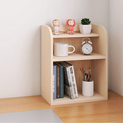 Double-Layer Wood Desktop Storage Rack O74812