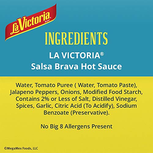 Mild Red Taco Sauce, 8 Ounce Glass Bottles (Pack of 12) A7383
