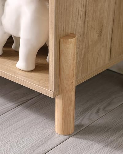 Natural Rattan Storage Cabinet with Adjustable Shelf W7736