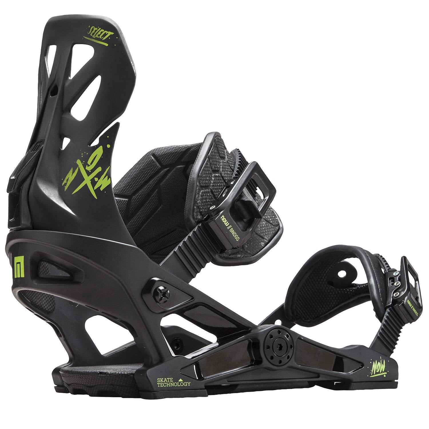 Black Snowboard Bindings O5896