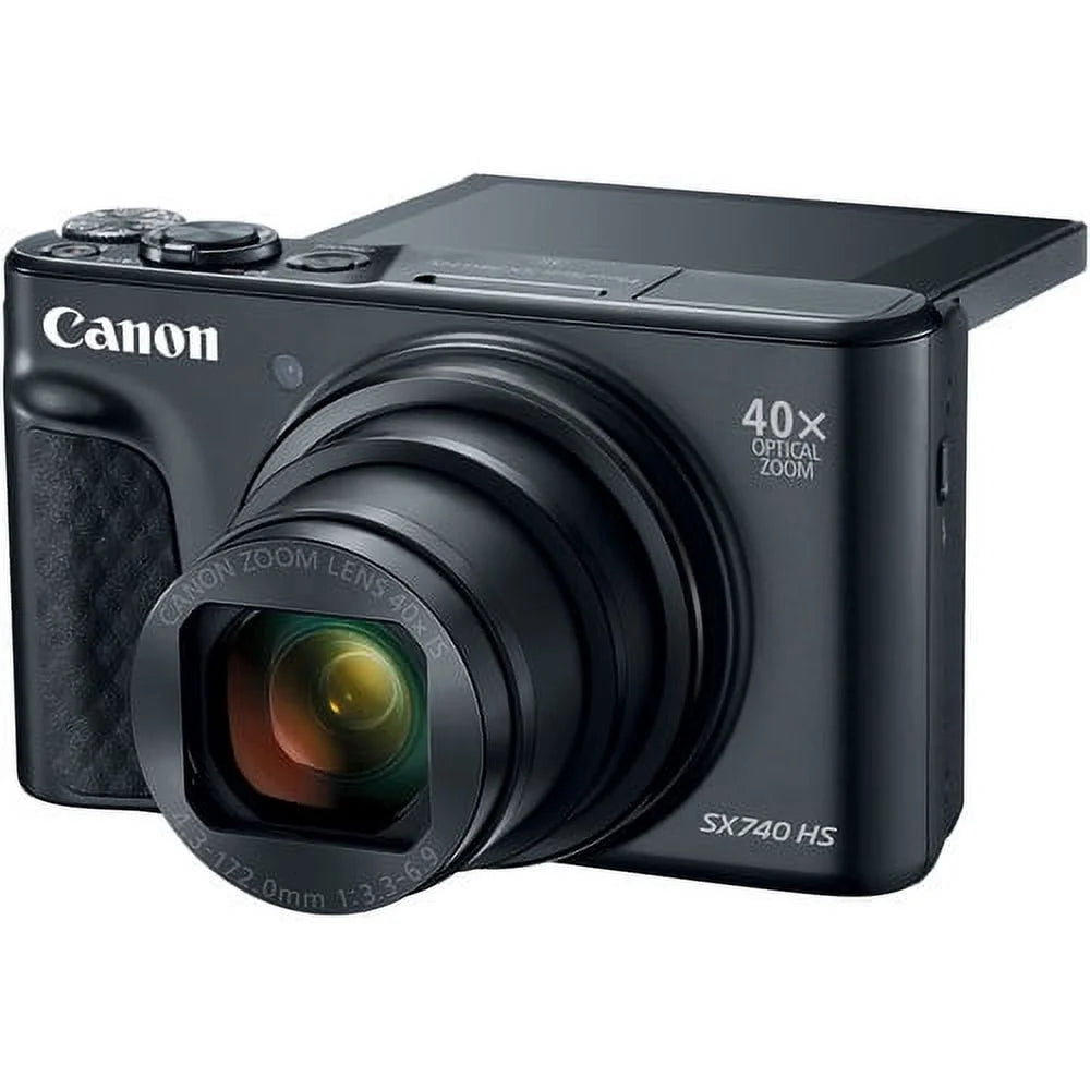 Black Digital Camera with 64 GB Memory Card H241