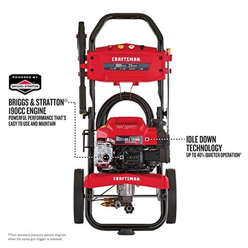 3000 Max PSI at 2.1 GPM GAS Pressure Washer with 25-Foot Hose I8322