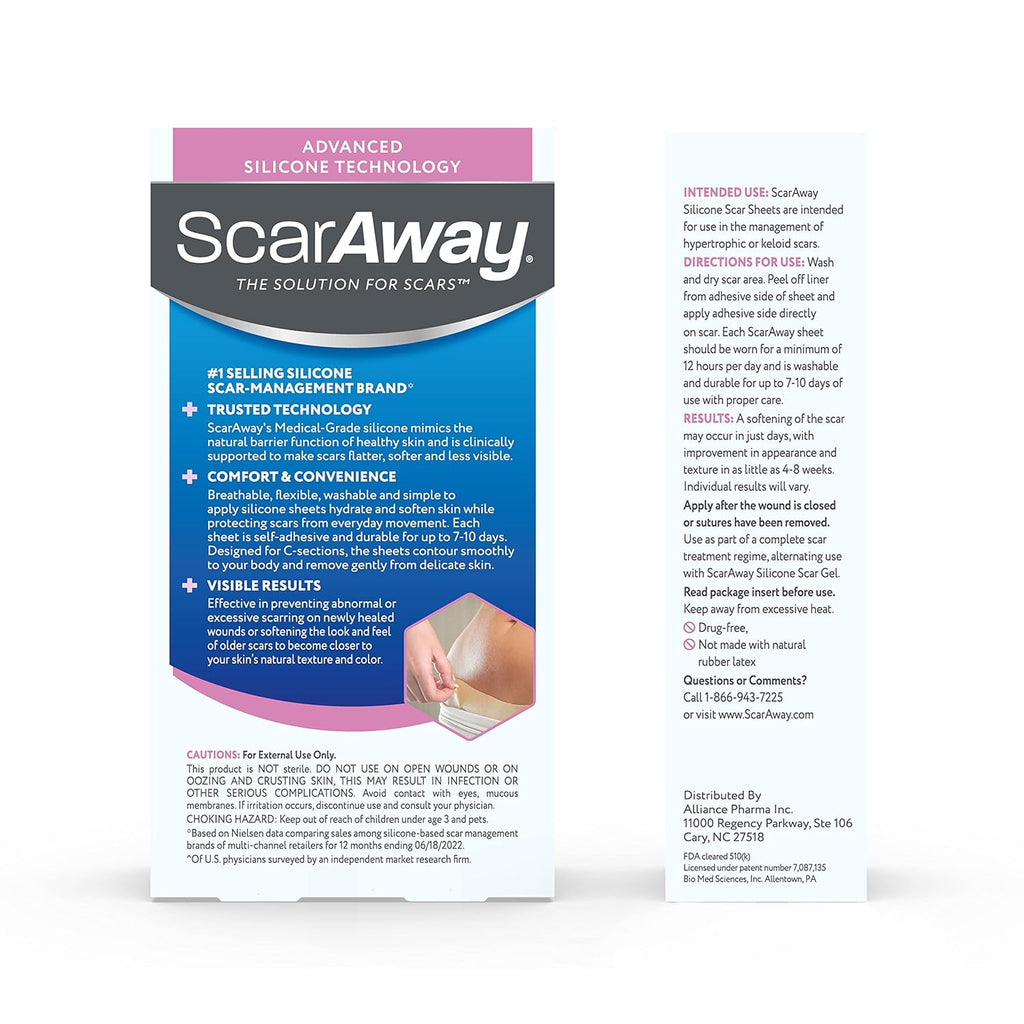 Reusable Silicone Scar Sheets (1.5” x 7”), 4 Sheets I2835