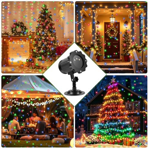 Christmas Laser Lights Projector with RGB Star Show A879