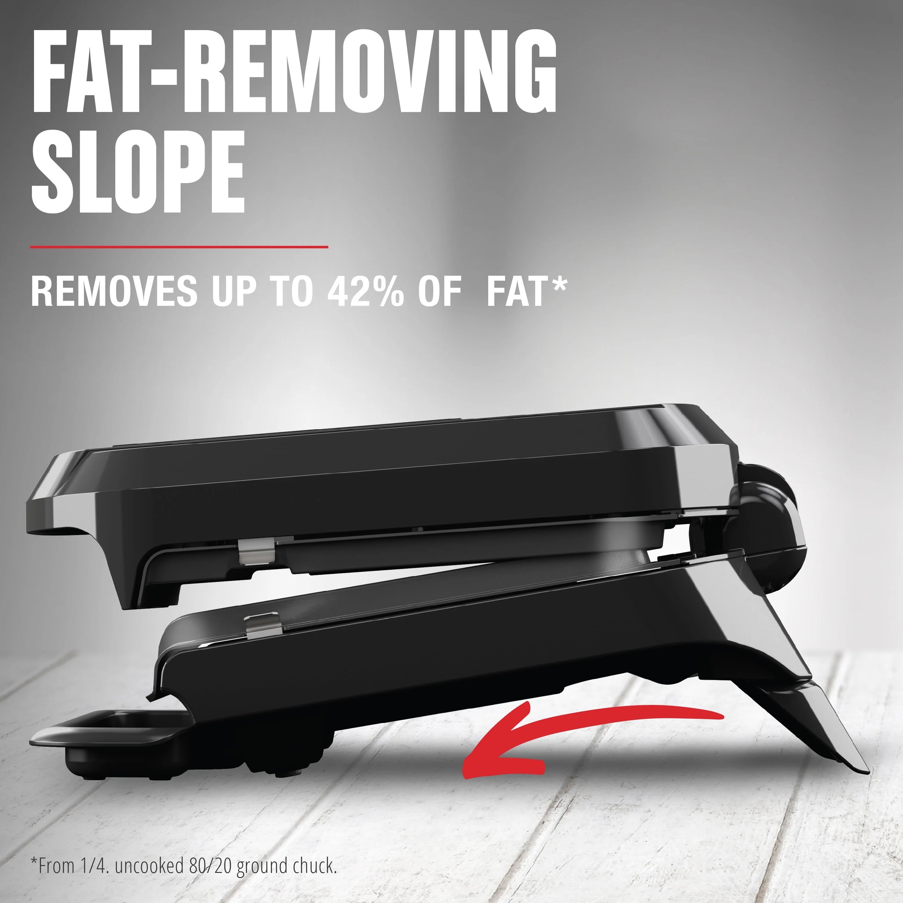 Black 4-Serving Removable Plate Grill and Panini C322