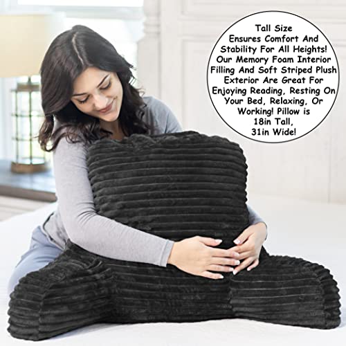 Gray Reading Pillow with Arm Rests B80448